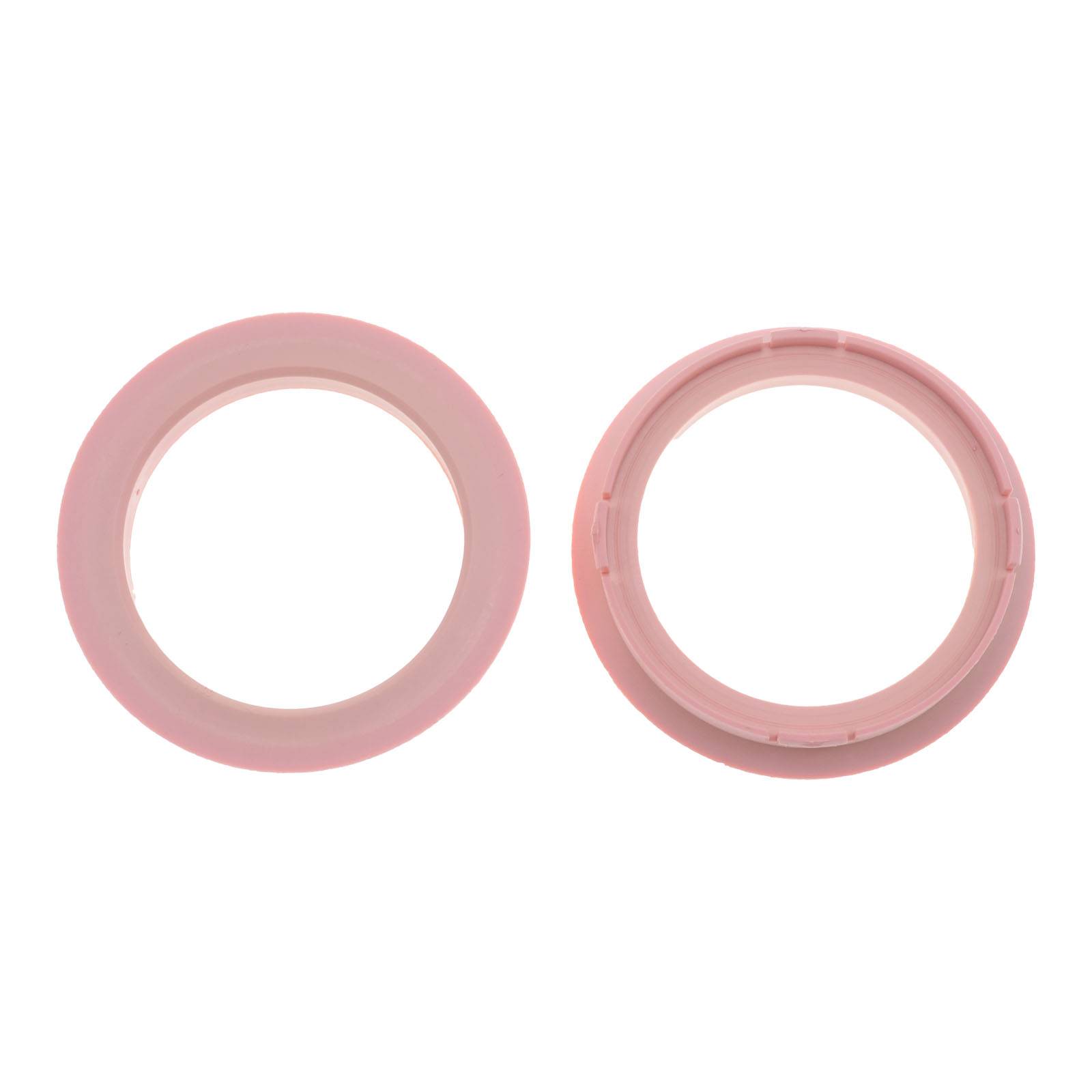 4x BRANDT Zentrierringe 74,1 x 60,1 mm Rosa Radnabe Felgen Ringe