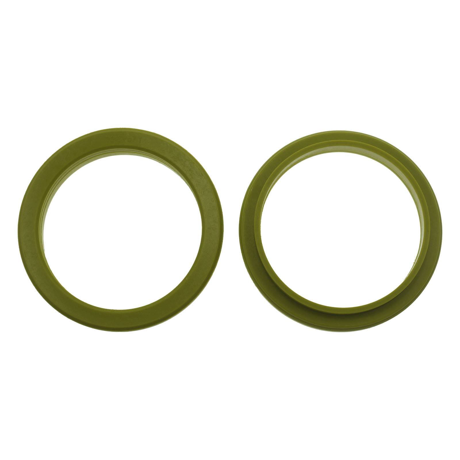 4x BRANDT Zentrierringe 72,2 x 57,1 mm Olivgrün Radnabe Felgen Ringe + 1x Reifen Kreide Fett Stift