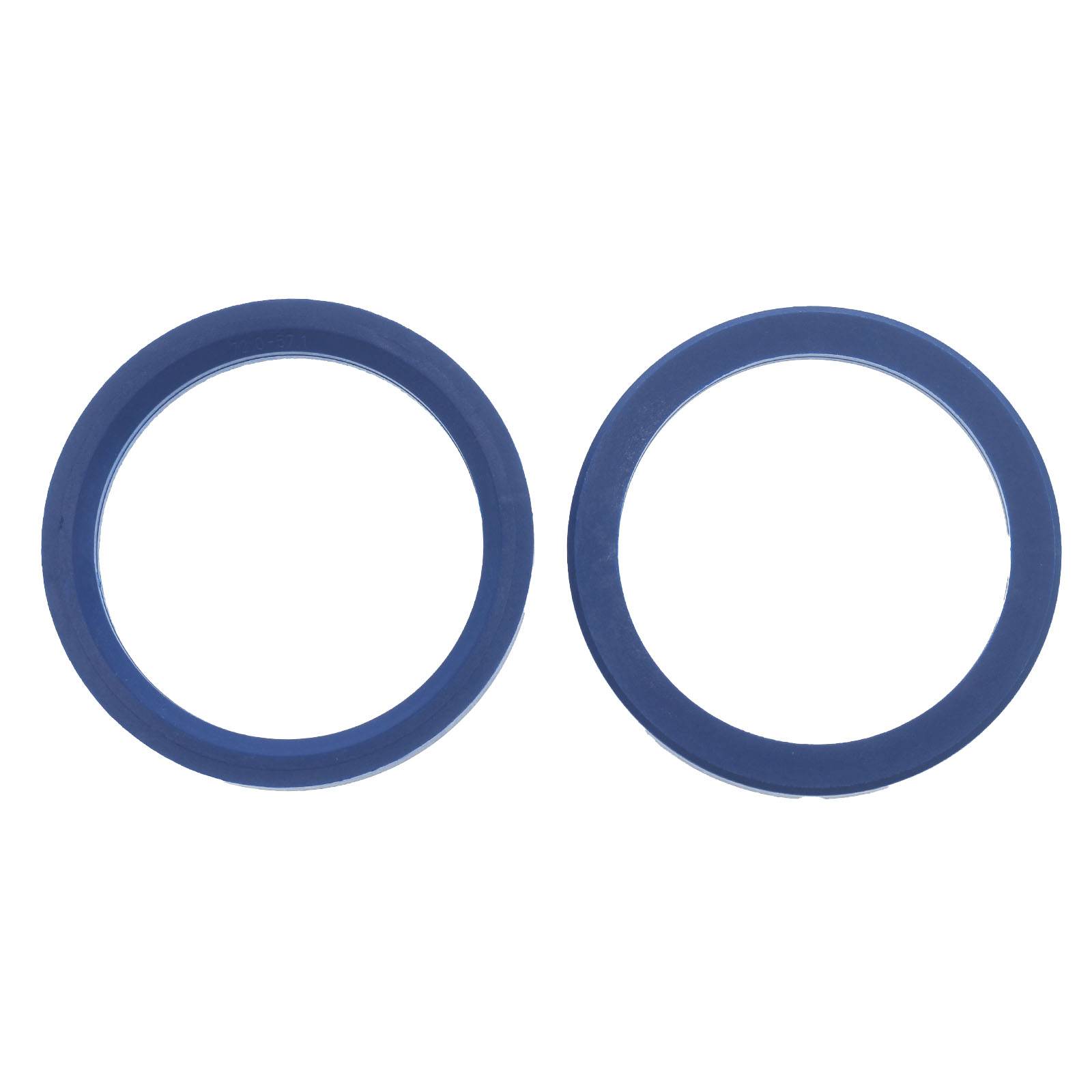 4x BRANDT Zentrierringe 72,0 x 57,1 mm Blau Radnabe Felgen Ringe
