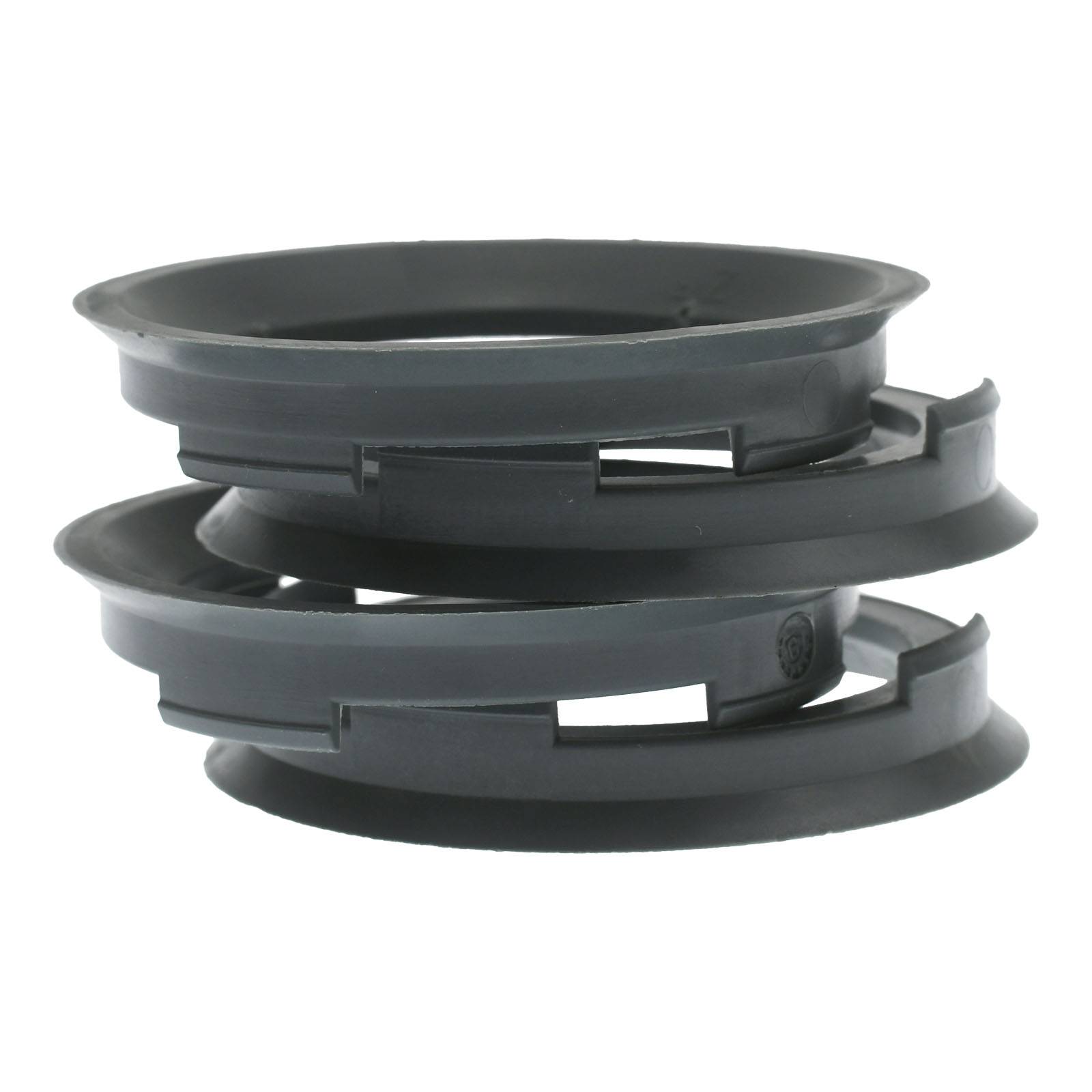 4x BRANDT Zentrierringe 70,4 x 57,1 mm Grau Radnabe Felgen Ringe + 1x Reifen Kreide Fett Stift