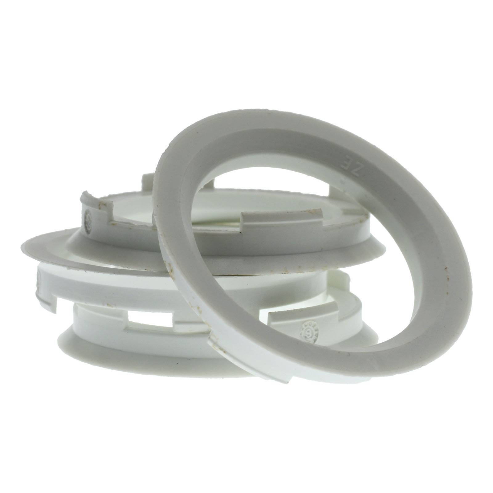 4x BRANDT Zentrierringe 70,4 x 56,6 mm Weiß Radnabe Felgen Ringe