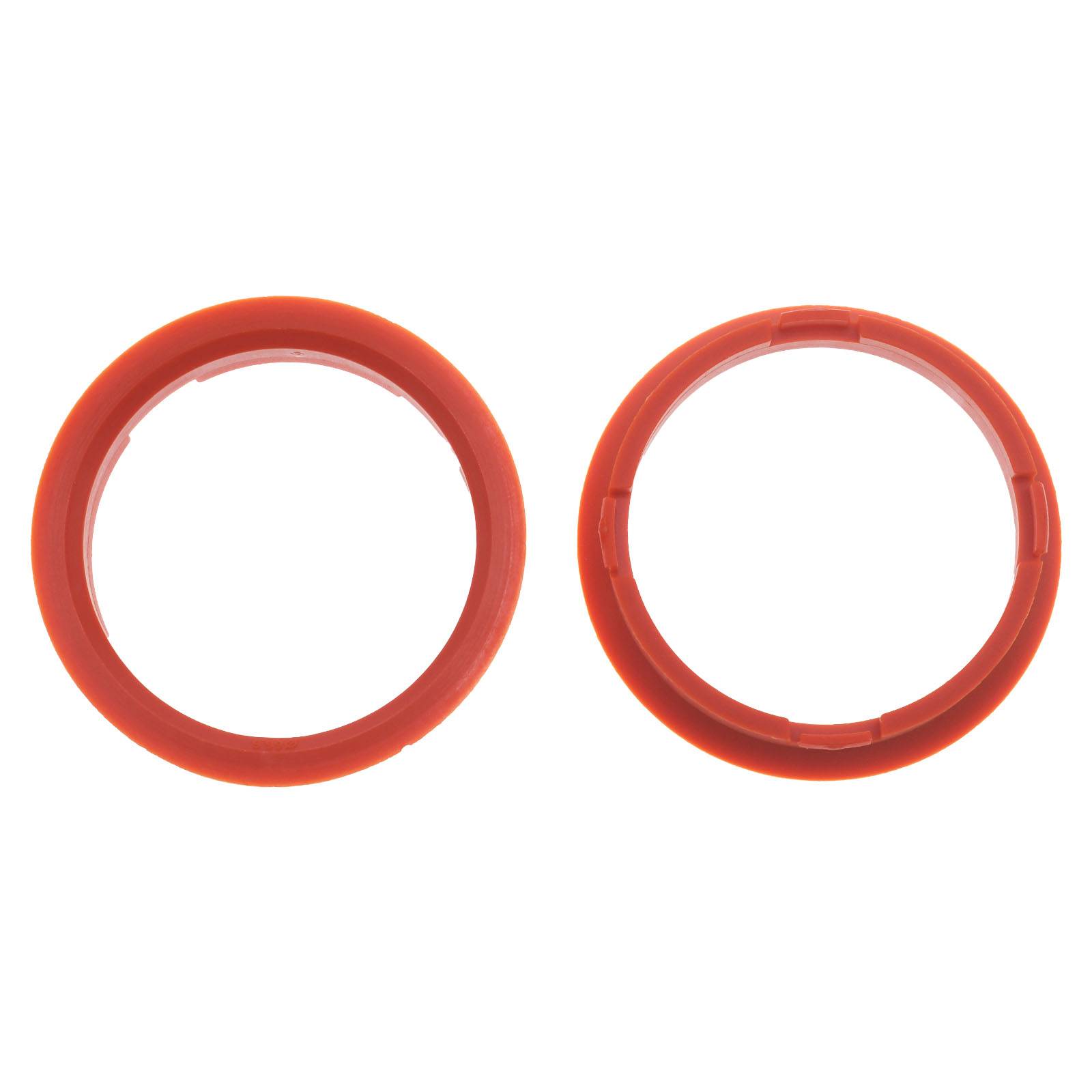 4x BRANDT Zentrierringe 74,1 x 66,6 mm Orange Radnabe Felgen Ringe