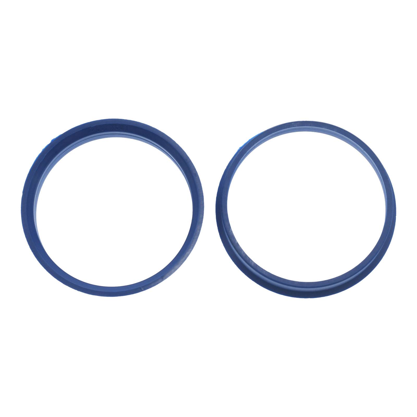 4x BRANDT Zentrierringe 65,1 x 60,1 mm Blau Radnabe Felgen Ringe