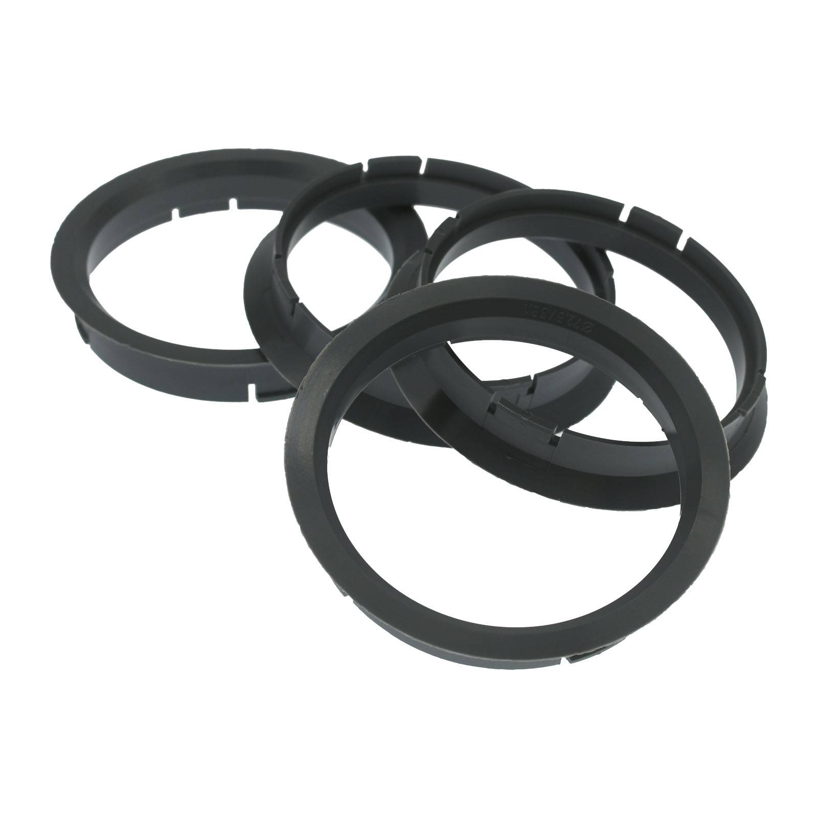 4x BRANDT Zentrierringe 72,5 x 66,1 mm Grau Radnabe Felgen Ringe