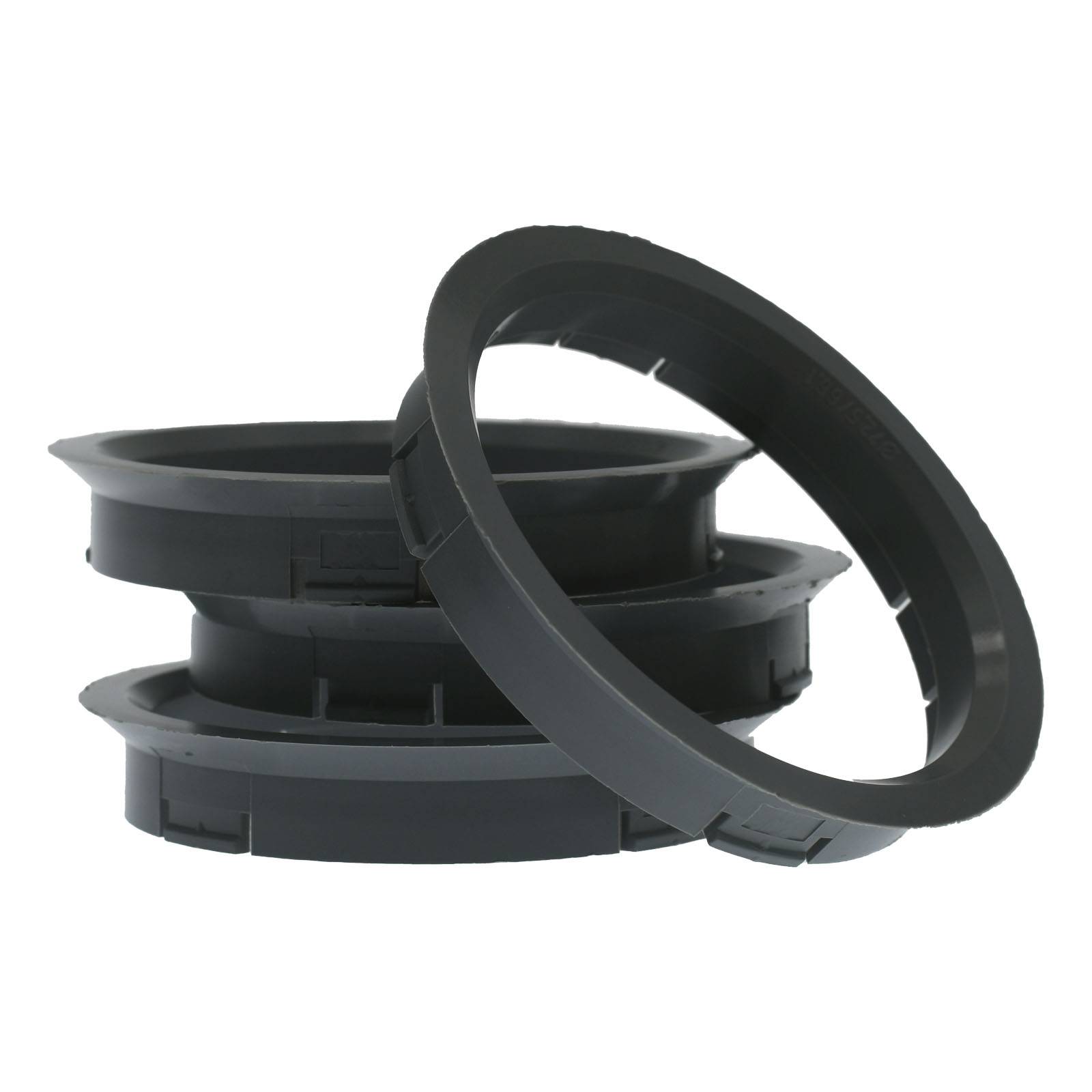 4x BRANDT Zentrierringe 72,5 x 66,1 mm Grau Radnabe Felgen Ringe