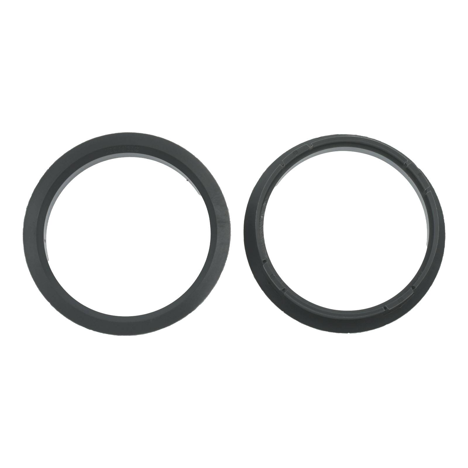 4x BRANDT Zentrierringe 72,5 x 66,1 mm Grau Radnabe Felgen Ringe + 1x Reifen Kreide Fett Stift