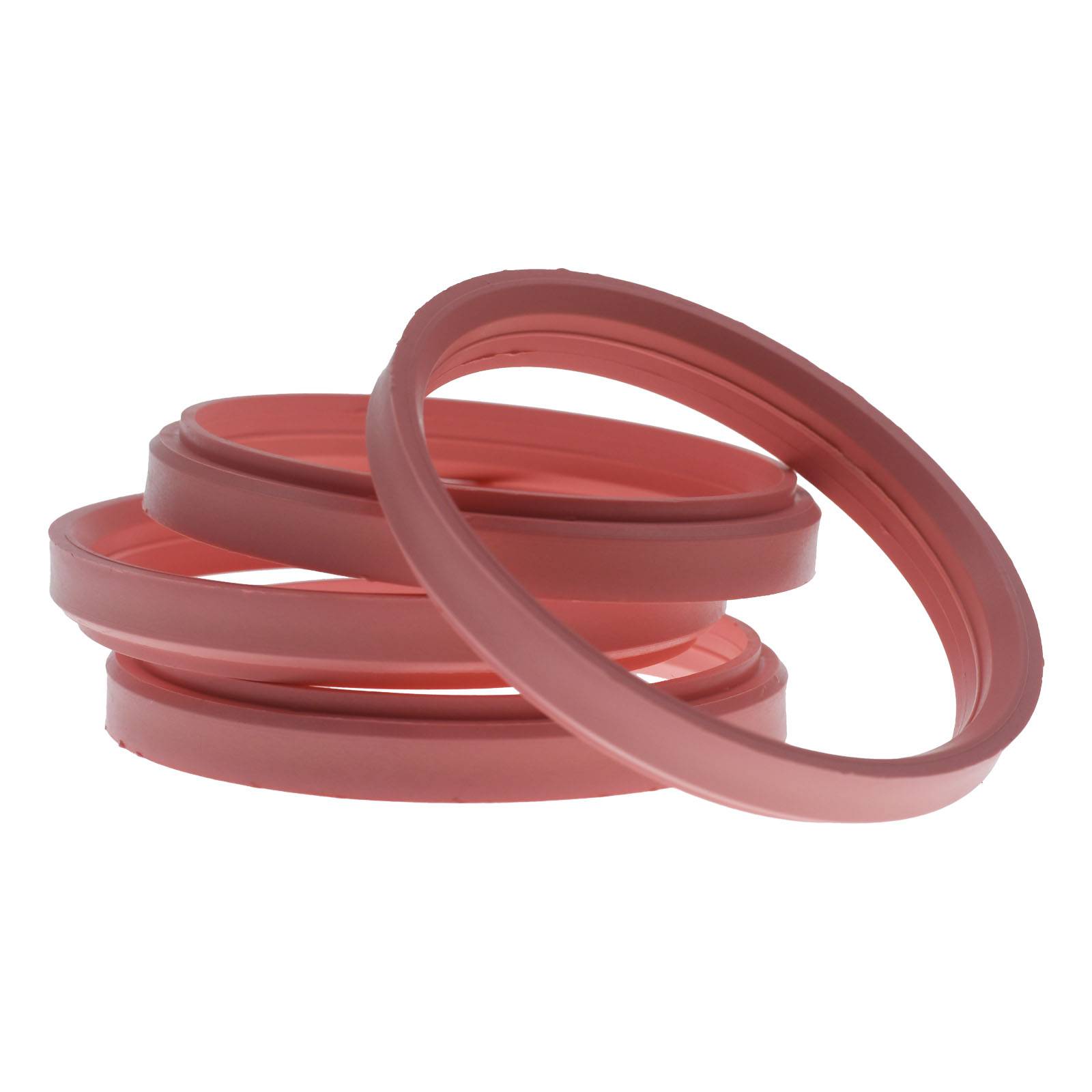 4x BRANDT Zentrierringe 76,0 x 66,5 mm Rosa Radnabe Felgen Ringe