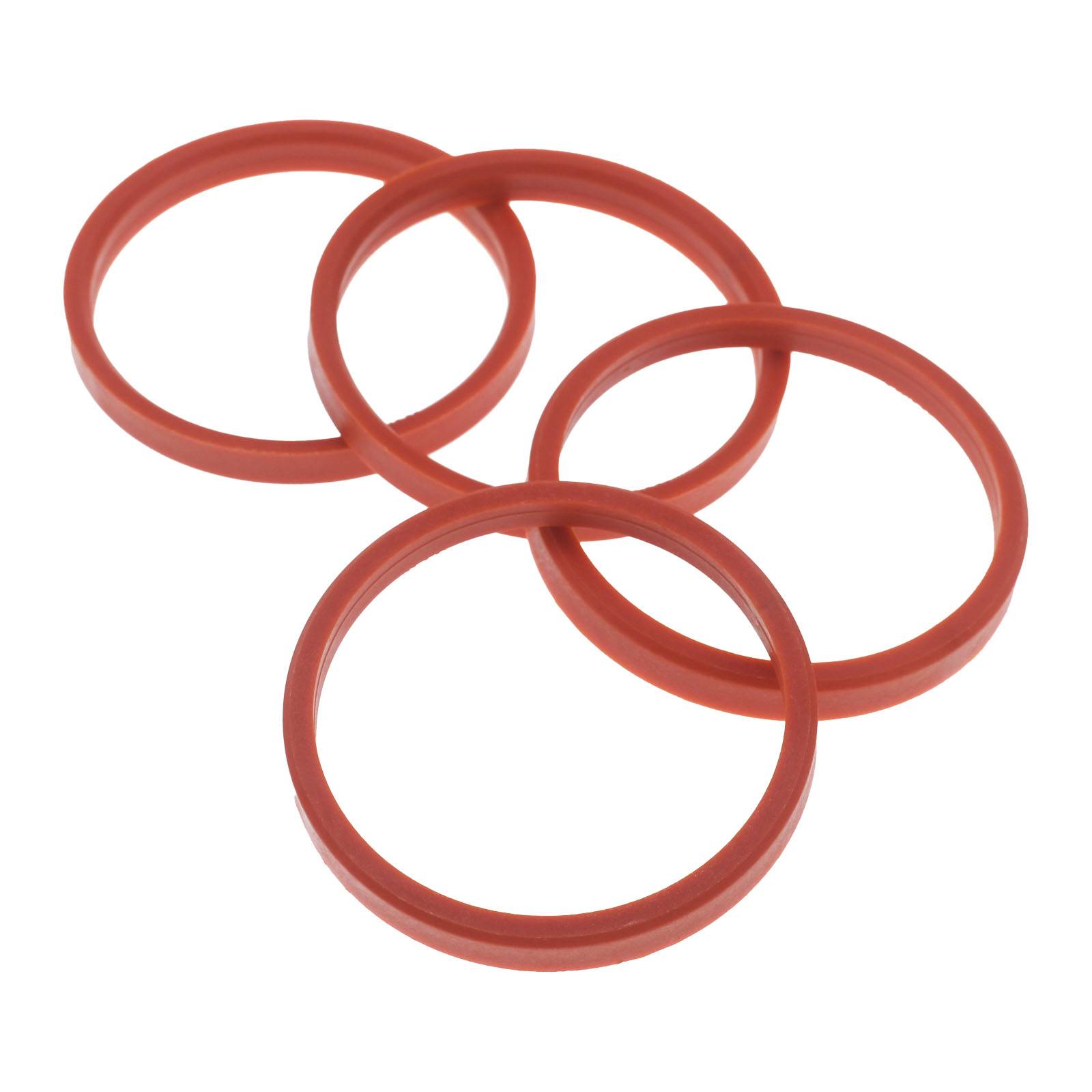 4x BRANDT Zentrierringe 72,0 x 63,4 mm Rot Radnabe Felgen Ringe