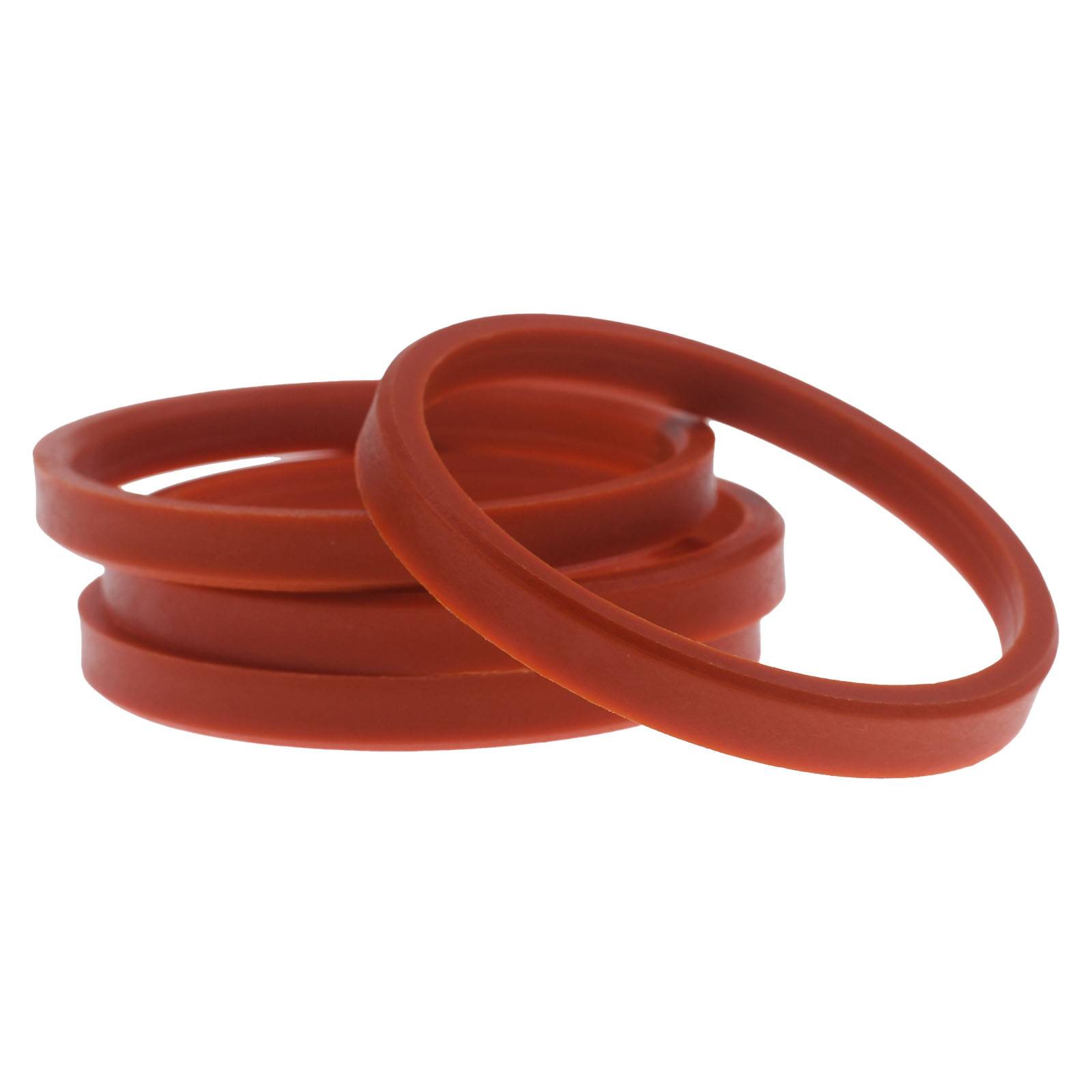 4x BRANDT Zentrierringe 72,0 x 63,4 mm Rot Radnabe Felgen Ringe + 1x Reifen Kreide Fett Stift