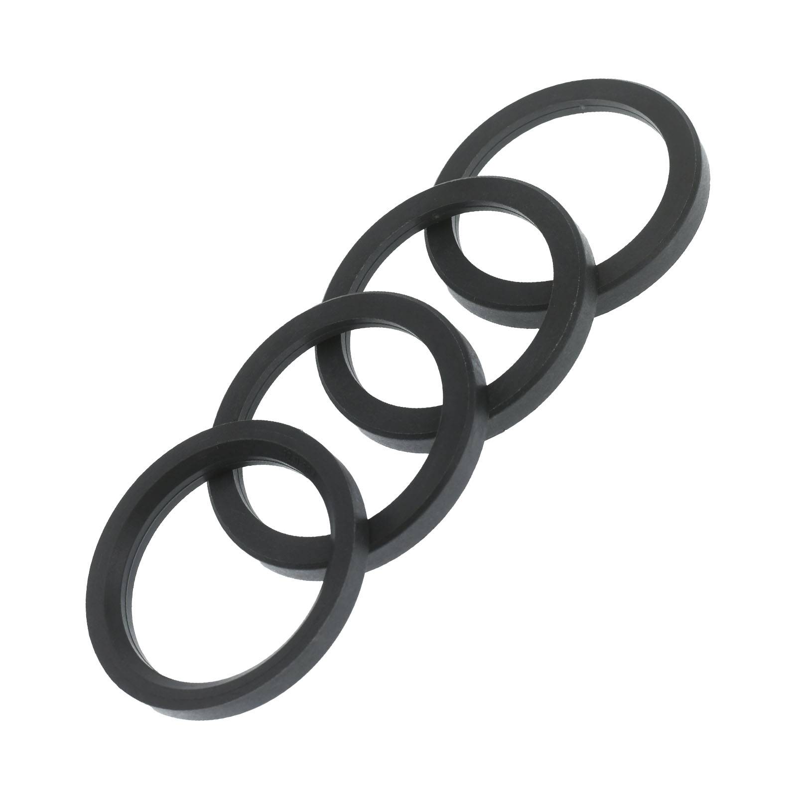 4x BRANDT Zentrierringe 72,0 x 56,1 mm Dunkelgrau Radnabe Felgen Ringe