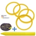 4x BRANDT Zentrierringe 76,0 x 65,1 mm Hellgelb Radnabe Felgen Ringe + 1x Reifen Kreide Fett Stift 4x BRANDT Zentrierringe 76,0 x 65,1 mm Hellgelb Radnabe Felgen Ringe + 1x Reifen Kreide Fett Stift