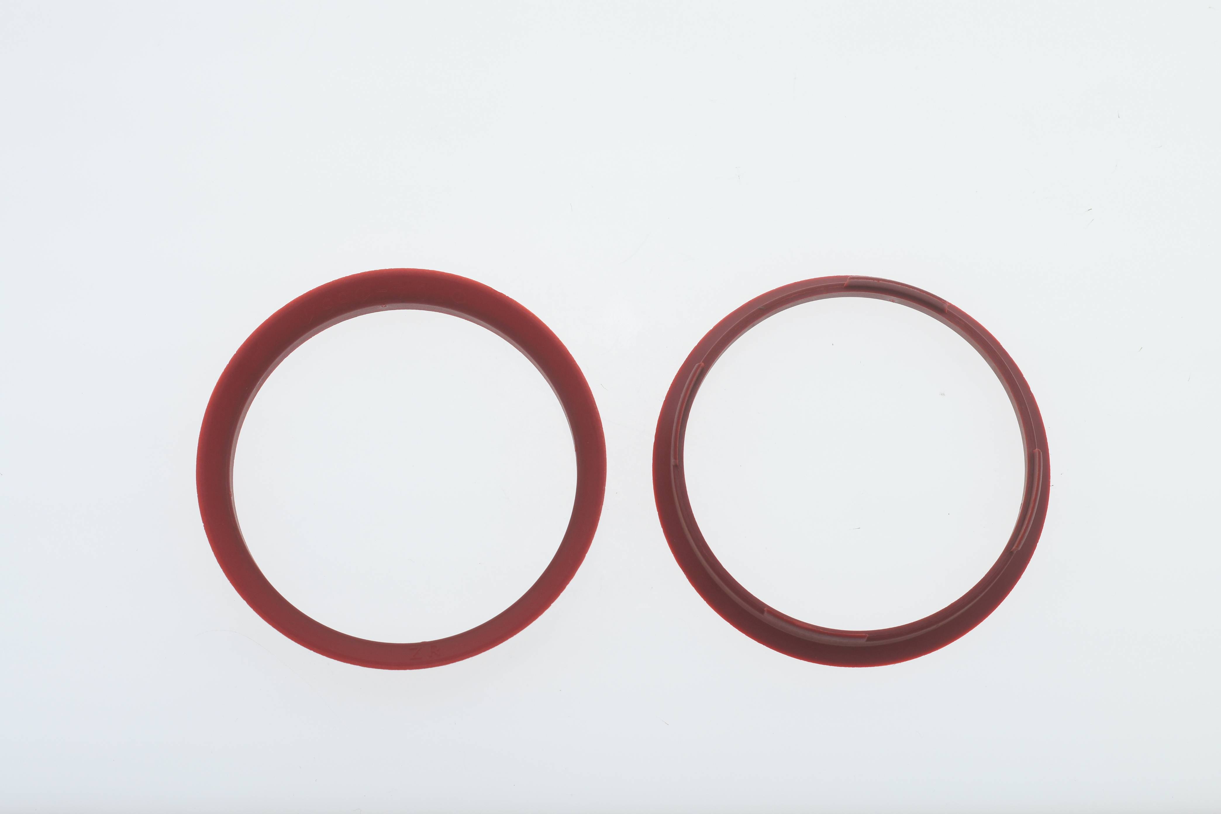 4x BRANDT Zentrierringe 70,4 x 66,1 mm Rot Radnabe Felgen Ringe + 1x Reifen Kreide Fett Stift
