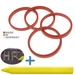 4x BRANDT Zentrierringe 72,0 x 63,4 mm Rot Radnabe Felgen Ringe + 1x Reifen Kreide Fett Stift 4x BRANDT Zentrierringe 72,0 x 63,4 mm Rot Radnabe Felgen Ringe + 1x Reifen Kreide Fett Stift