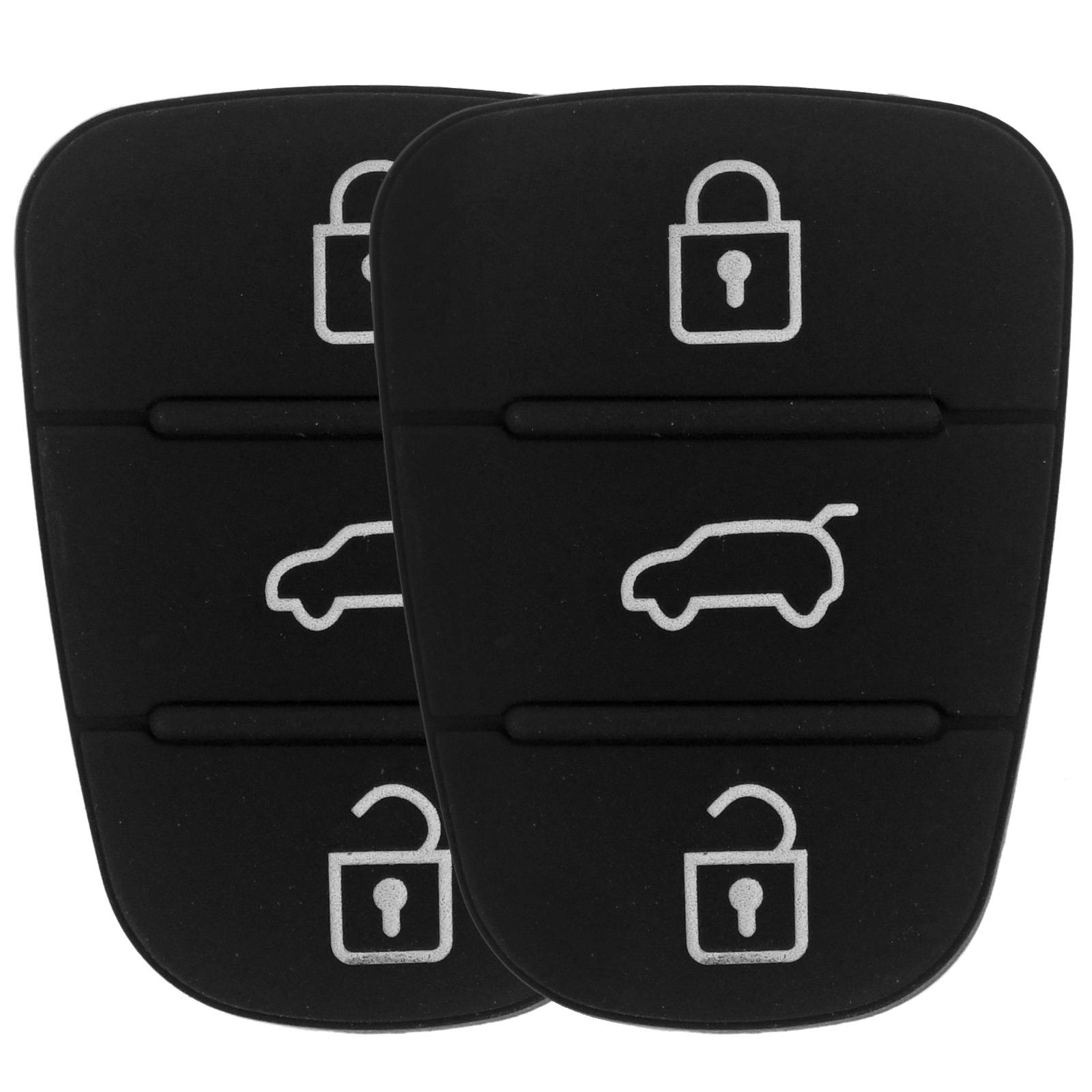 2X Klapp Schlüssel Tastenfeld 3 Tasten für HYUNDAI i20 i30 FD ix20 ix35 ELANTRA VELOSTER