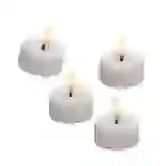 LED Mini Teelichter Deluxe Homeart flackernd mit Batterien D: 3,5cm weiß 4 Stück LED Mini Teelichter Deluxe Homeart flackernd mit Batterien D: 3,5cm weiß 4 Stück