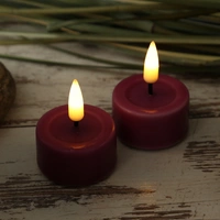LED Teelicht Mia Deluxe Homeart flackernd inkl. Batterien D: 4,1cm malve 2St. LED Teelicht Mia Deluxe Homeart flackernd inkl. Batterien D: 4,1cm malve 2St.