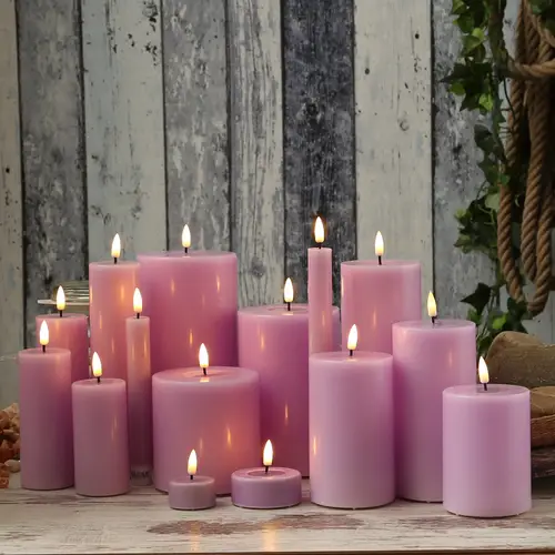 LED Teelicht Mia Deluxe Homeart flackernd inkl. Batterien D: 4,1cm lavendel 2St. LED Teelicht Mia Deluxe Homeart flackernd inkl. Batterien D: 4,1cm lavendel 2St.