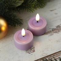 LED Teelicht Mia Deluxe Homeart flackernd inkl. Batterien D: 4,1cm lavendel 2St. LED Teelicht Mia Deluxe Homeart flackernd inkl. Batterien D: 4,1cm lavendel 2St.