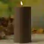 LED Kerze MIA Deluxe Homeart outdoor 3D Flamme flackernd H: 20cm D: 10cm mokka LED Kerze MIA Deluxe Homeart outdoor 3D Flamme flackernd H: 20cm D: 10cm mokka