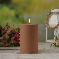 LED Kerze MIA Deluxe Homeart outdoor flackernd H: 15cm D: 10cm karamell LED Kerze MIA Deluxe Homeart outdoor flackernd H: 15cm D: 10cm karamell