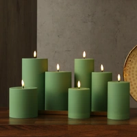 LED Kerze MIA outdoor Deluxe Homeart Stumpenkerze für Außen H: 15cm D:7,5cm grün LED Kerze MIA outdoor Deluxe Homeart Stumpenkerze für Außen H: 15cm D:7,5cm grün