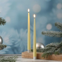 LED Stabkerze Deluxe Homeart Lack Tafelkerze 3D Flamme flackernd 28cm gelb 2St. LED Stabkerze Deluxe Homeart Lack Tafelkerze 3D Flamme flackernd 28cm gelb 2St.