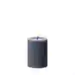 LED Kerze Deluxe Echtwachs 3D Flamme Wachsspiegel flackernd H: 10cm D:7,5cm grau LED Kerze Deluxe Echtwachs 3D Flamme Wachsspiegel flackernd H: 10cm D:7,5cm grau