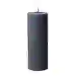 LED Kerze Deluxe Echtwachs 3D Flamme Wachsspiegel flackernd H: 20cm D:7,5cm grau LED Kerze Deluxe Echtwachs 3D Flamme Wachsspiegel flackernd H: 20cm D:7,5cm grau