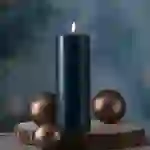 LED Kerze Mia Deluxe Homeart Echtwachs flackernde Flamme H: 20cm D: 7,5cm petrol LED Kerze Mia Deluxe Homeart Echtwachs flackernde Flamme H: 20cm D: 7,5cm petrol