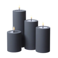 LED Kerze MIA outdoor Deluxe Homeart Stumpenkerze für Außen H: 20cm D:7,5cm grau LED Kerze MIA outdoor Deluxe Homeart Stumpenkerze für Außen H: 20cm D:7,5cm grau