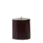 LED Kerze Mia Deluxe Homeart Echtwachs flackernde Flamme H: 10cm D: 10cm weinrot LED Kerze Mia Deluxe Homeart Echtwachs flackernde Flamme H: 10cm D: 10cm weinrot