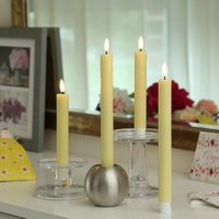 LED Stabkerzen Mia Deluxe Homeart Tafelkerzen Echtwachs 3D Flamme 15cm gelb 2Stk LED Stabkerzen Mia Deluxe Homeart Tafelkerzen Echtwachs 3D Flamme 15cm gelb 2Stk