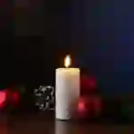 LED Kerze Mia Deluxe Homeart Echtwachs flackernde Flamme H: 10cm D: 5cm weiß LED Kerze Mia Deluxe Homeart Echtwachs flackernde Flamme H: 10cm D: 5cm weiß