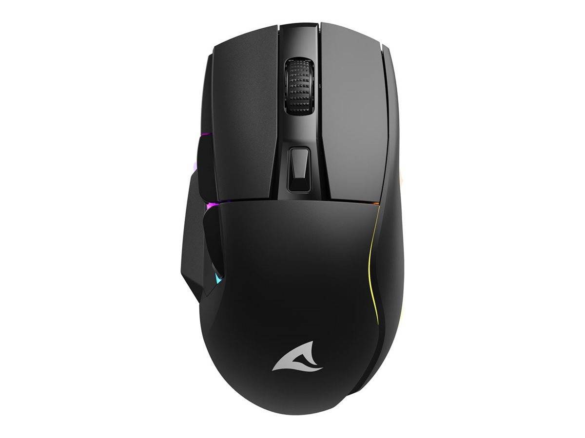 Sharkoon Maus Shark SGM50W Optisch 6 Tasten 6.400 DPI schw Eingabe / Ausgabe Mäuse & Tastaturen