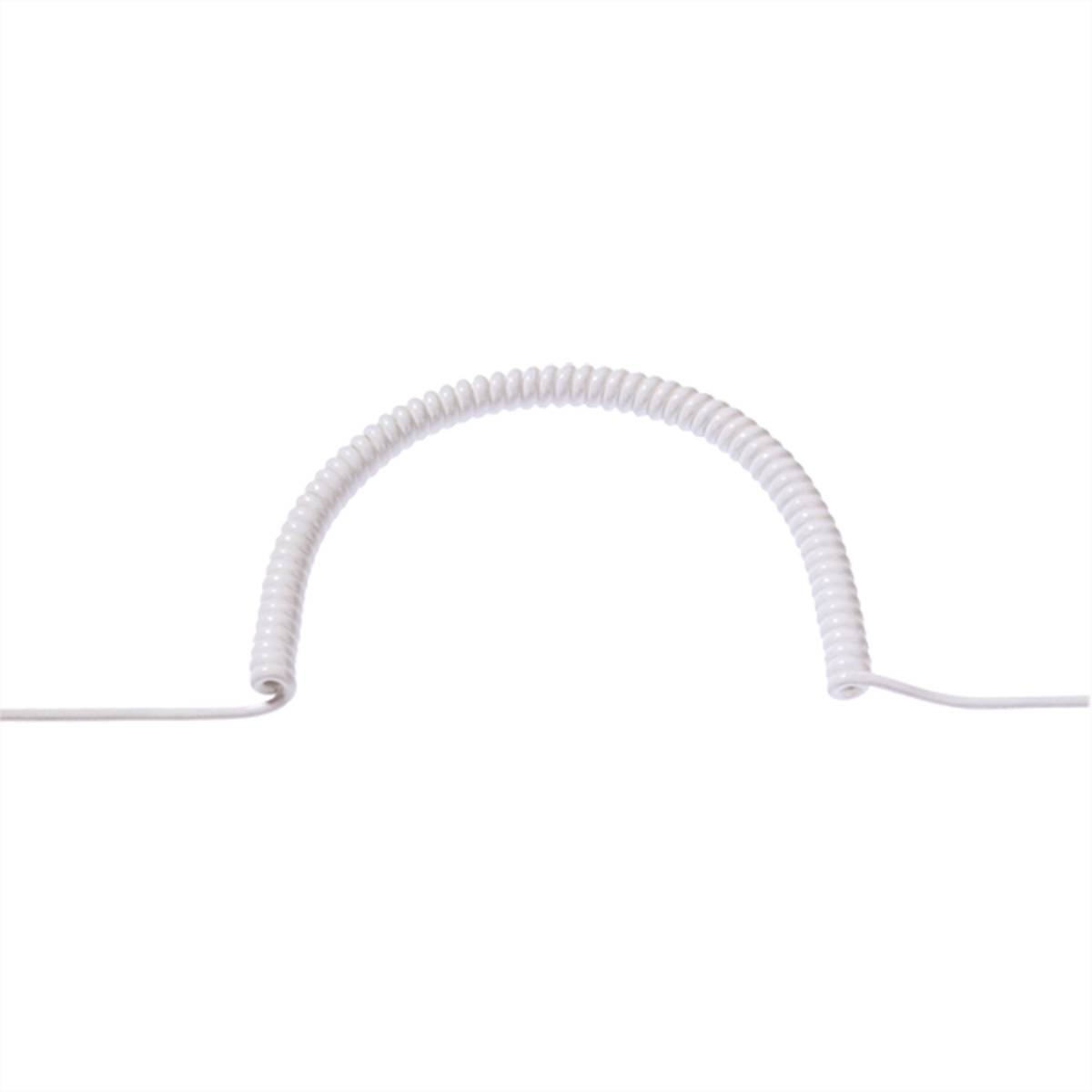 BACHMANN Wendelleitung 0,5m-2m ws 0,2m gerade, H05VV-F 3G1,5mm², geschn.unverp. Stromversorgung