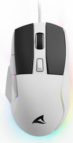 Sharkoon Maus Shark SGM35 Optisch 6 Tasten 6.400 DPI weiß Eingabe / Ausgabe Mäuse & Tastaturen