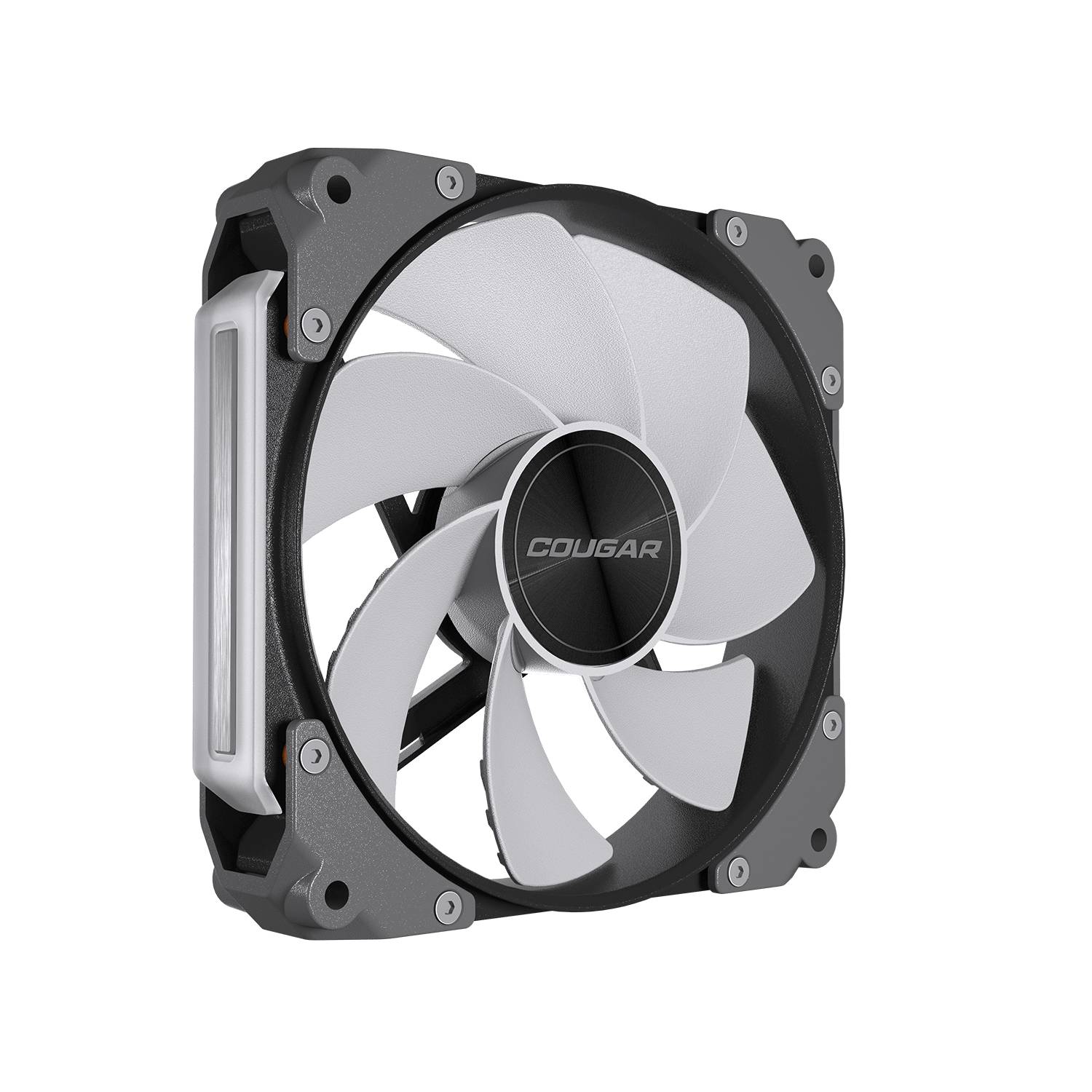 COUGAR Gehäuse Lüfter Apolar 120 ARGB, Reverse Blade, Schwarz, Lüftermodul, Schwarz, 3-pin + 4-pin, 1 Lüfter, 75,38 cfm, 37,1 dB