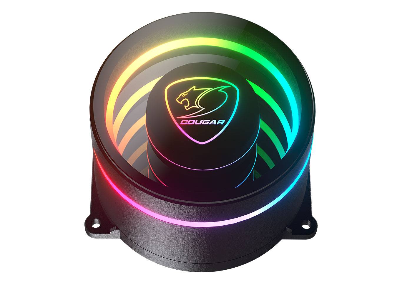 COUGAR CPU Wasserkühlung, Poseidon Elite 240, ARGB, Schwarz, All-in-One-Flüssigkeitskühler, Schwarz