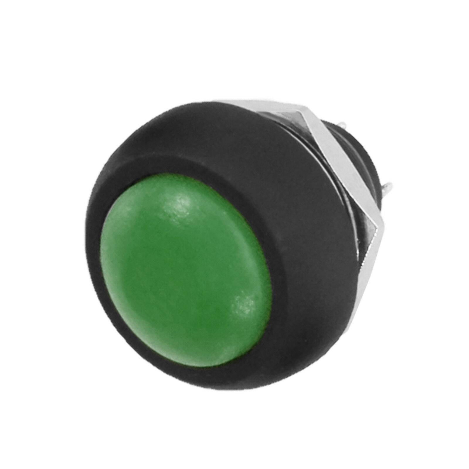 Einbau Taster Drucktaster Schließer Modellbau Druckschalter 1x EIN max. 1A Grün