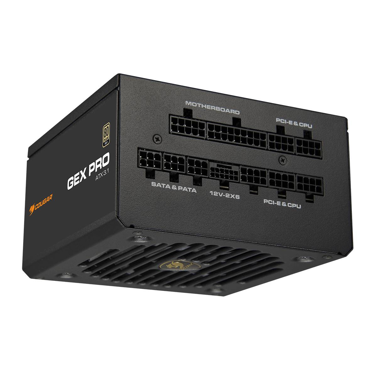 COUGAR Netzteil GEX PRO 850W ATX3.1 / 80 Plus Gold / Modular, 850 W, 100 - 240 V, 50/60 Hz, 12-6 A, 100 W, 849,6 W