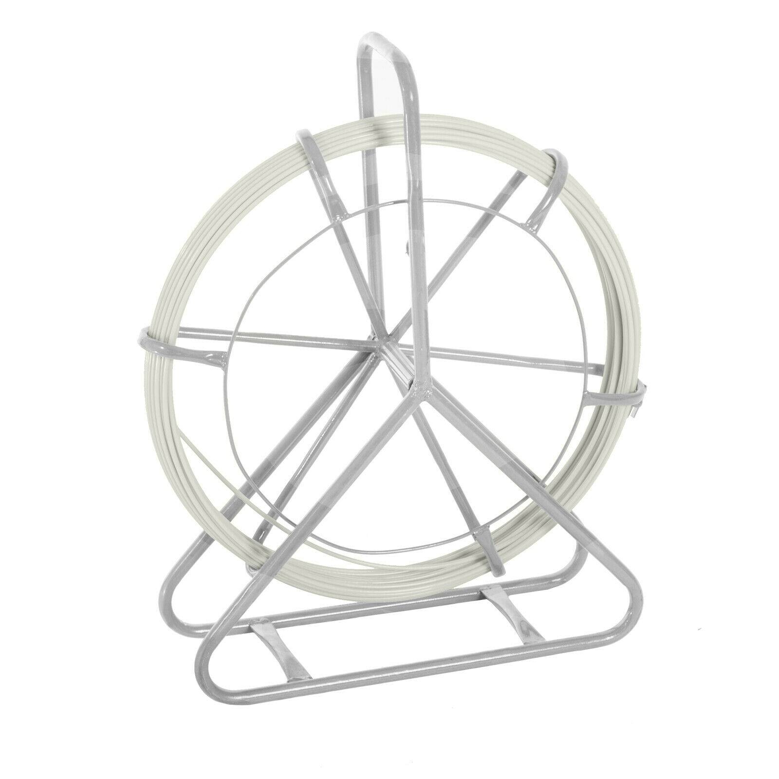 Einziehband Einziehspirale Einziehhilfe Röhrenschlange Kabel Kabeleinziehgerät 6mm / 80m