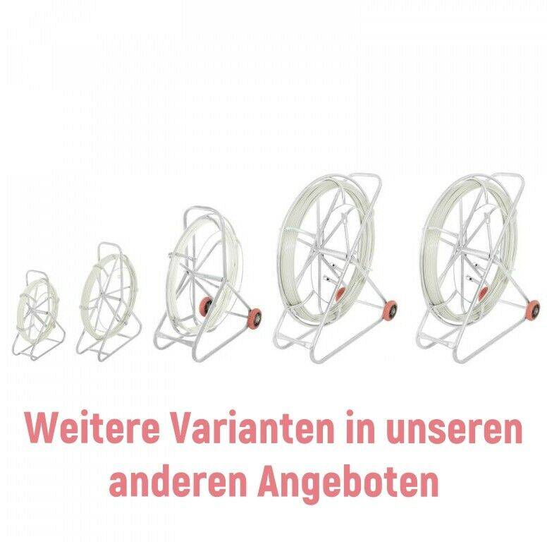 Einziehband Einziehspirale Einziehhilfe Röhrenschlange Kabel Kabeleinziehgerät 6mm / 80m