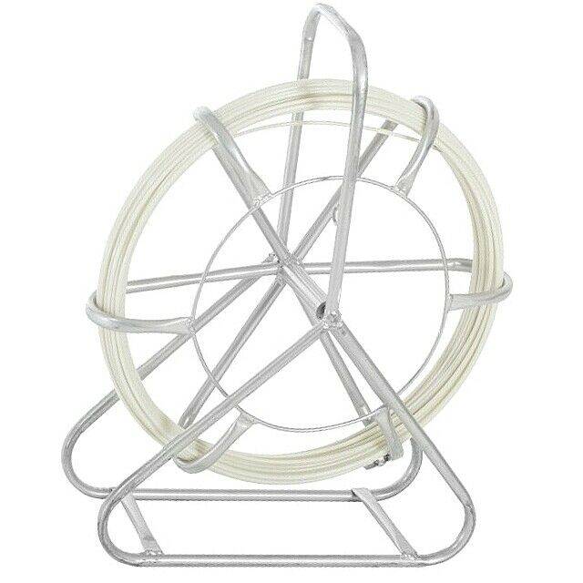 Einziehband Einziehspirale Einziehhilfe Röhrenschlange Kabel Kabeleinziehgerät 5mm / 50m