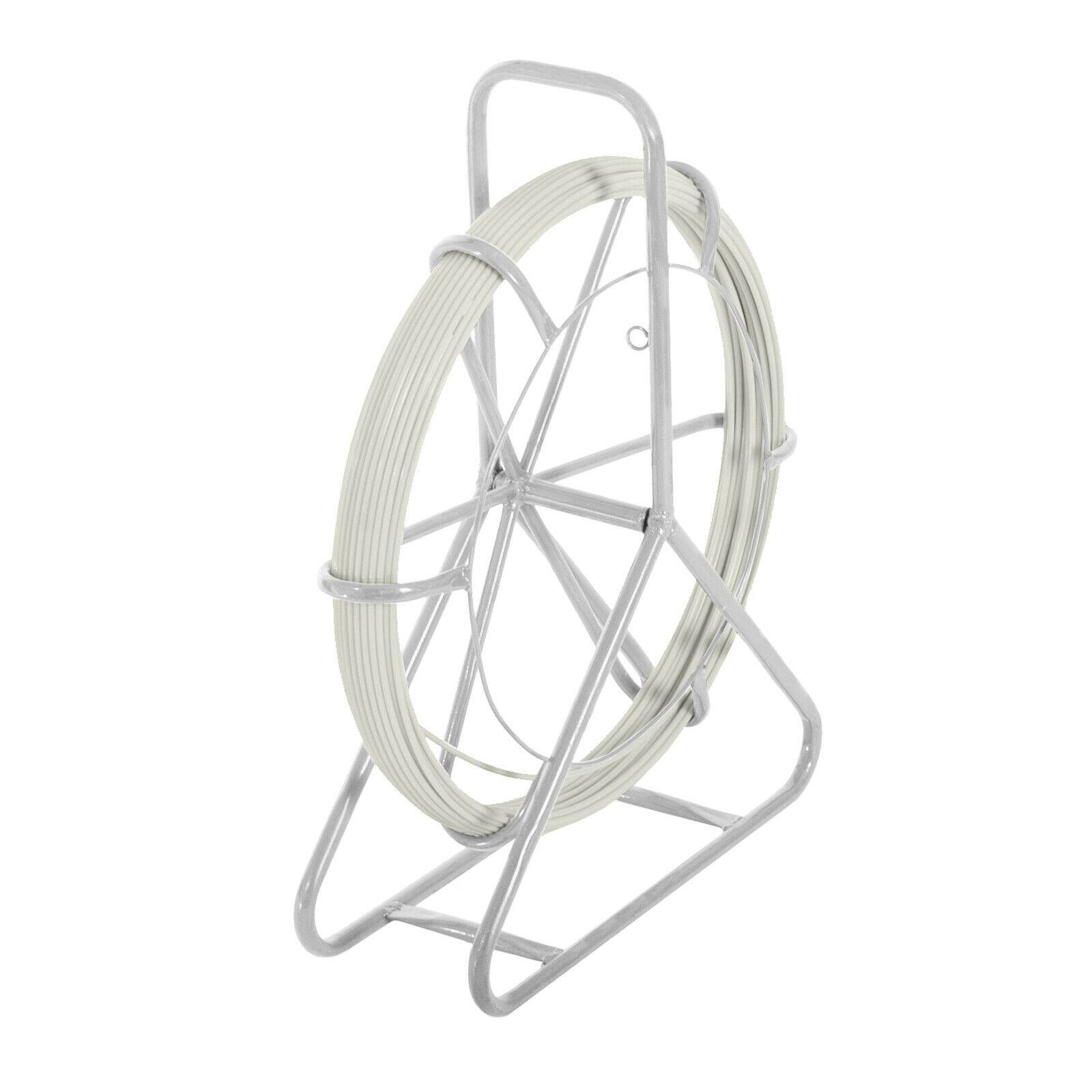 Einziehband Einziehspirale Einziehhilfe Röhrenschlange Kabel Kabeleinziehgerät 6mm / 80m