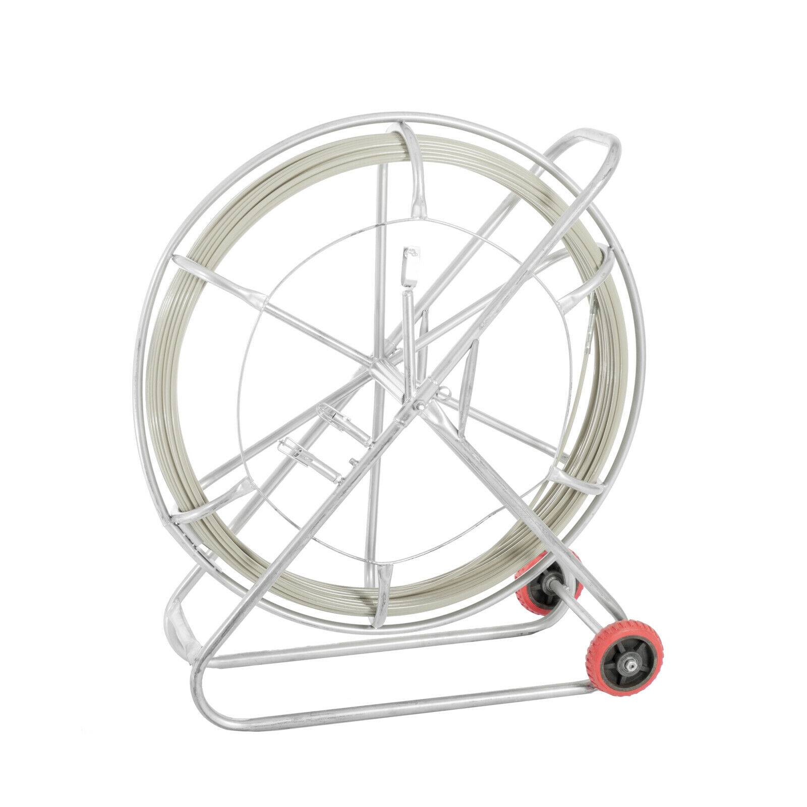 Einziehband Einziehspirale Einziehhilfe Röhrenschlange Kabel Kabeleinziehgerät 11mm / 150m