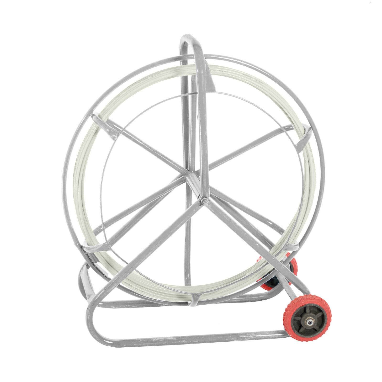 Einziehband Einziehspirale Einziehhilfe Röhrenschlange Kabel Kabeleinziehgerät 8mm / 100m