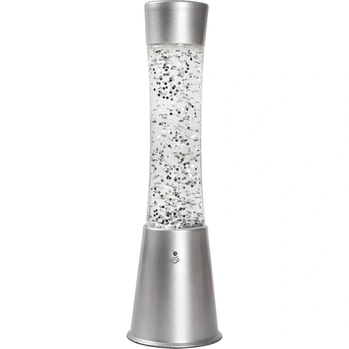 I-TOTAL® farbwechselnde LED-Lavalampe mit Glitzer, transparente Flüssigkeit I-TOTAL® farbwechselnde LED-Lavalampe mit Glitzer, transparente Flüssigkeit