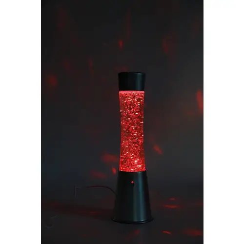 I-TOTAL® farbwechselnde LED-Lavalampe mit Glitzer, transparente Flüssigkeit I-TOTAL® farbwechselnde LED-Lavalampe mit Glitzer, transparente Flüssigkeit