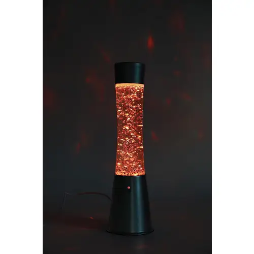 I-TOTAL® farbwechselnde LED-Lavalampe mit Glitzer, transparente Flüssigkeit I-TOTAL® farbwechselnde LED-Lavalampe mit Glitzer, transparente Flüssigkeit