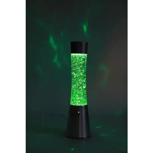 I-TOTAL® farbwechselnde LED-Lavalampe mit Glitzer, transparente Flüssigkeit I-TOTAL® farbwechselnde LED-Lavalampe mit Glitzer, transparente Flüssigkeit